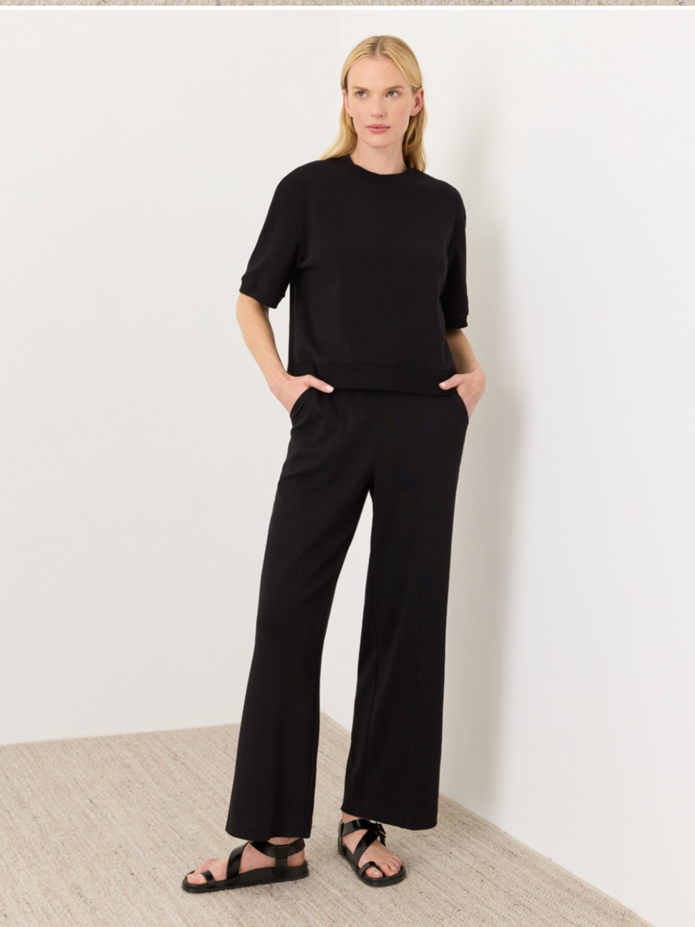 Pact Airplane top and bottoms matching set